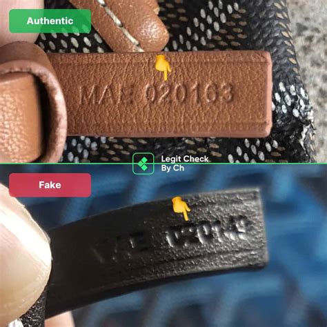 goyard heat stamp inside|How to Authenticate a Goyard Bag and Spot a Fake.